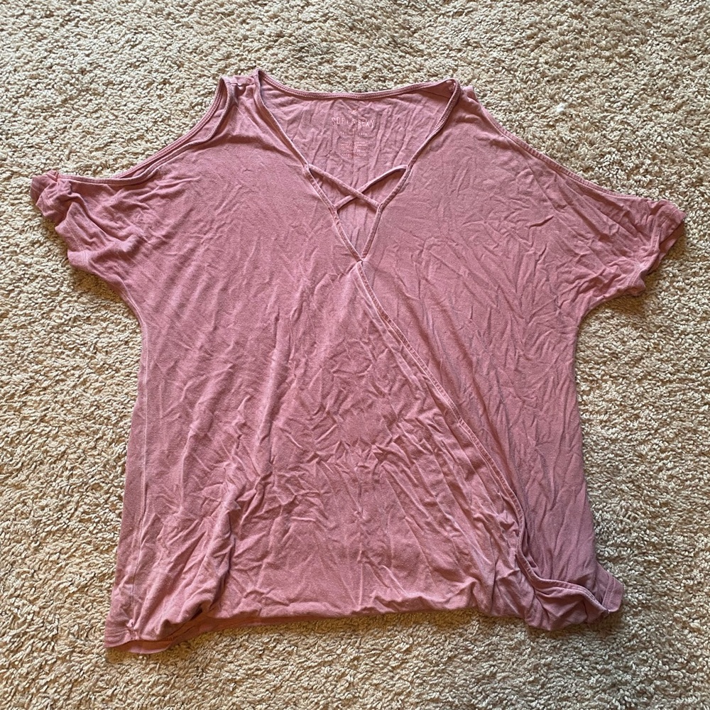 Aerie Cold Shoulder Top